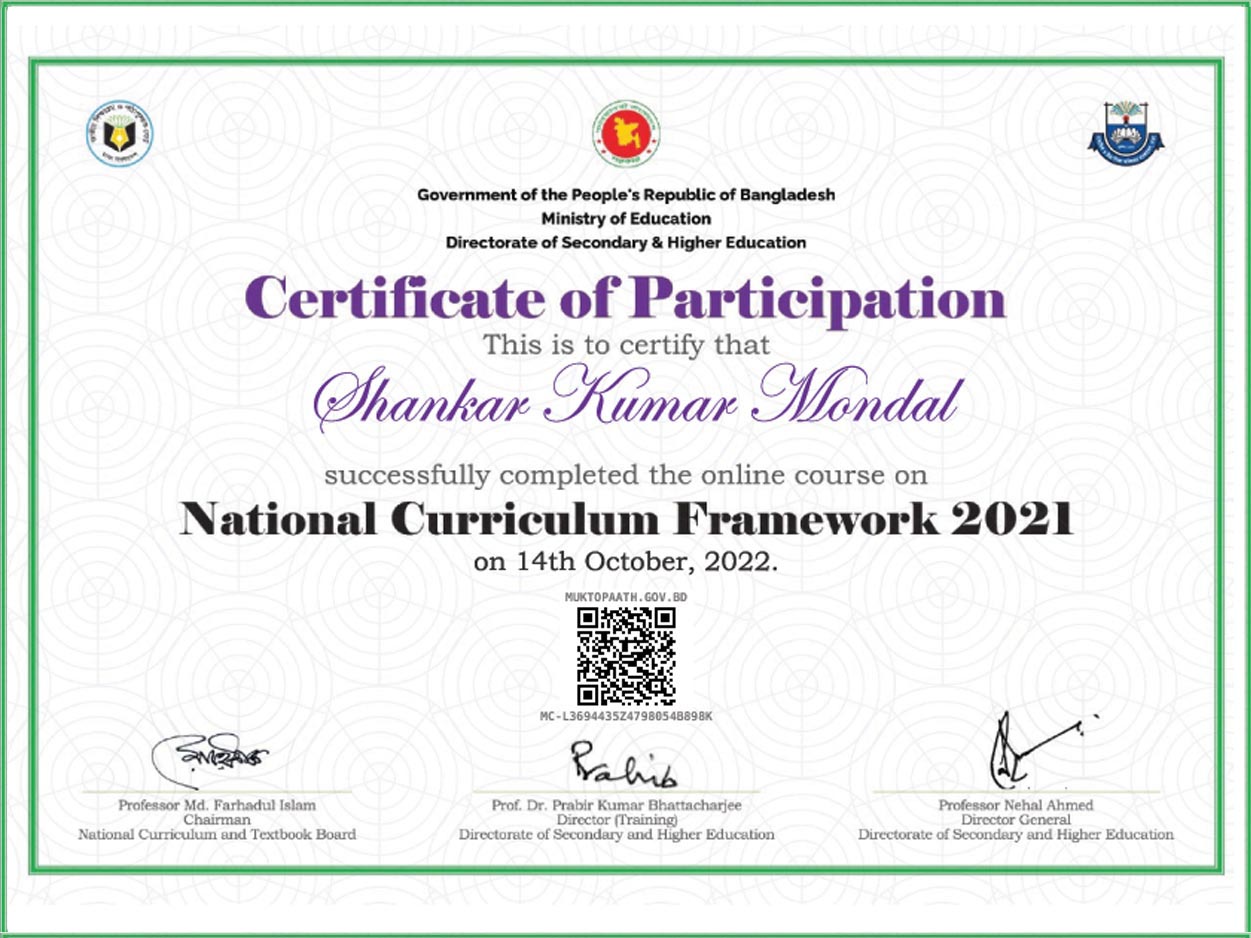 National Curriculum Framework 2021